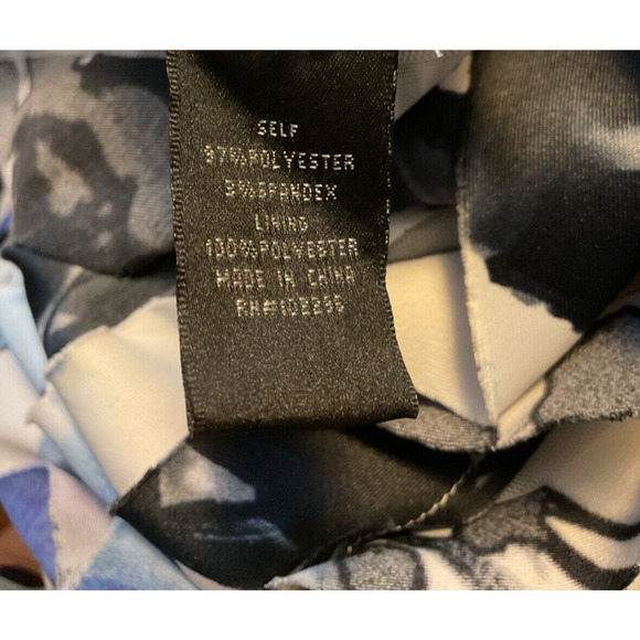 CONNECTED Dress SZ 6 Spaghetti Strap Layered Slimming Ruching Ruffles -Read - Picture 15 of 16